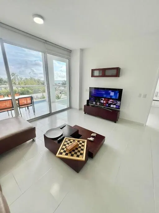 Beachfront Luxury Condo Cartagena Daire